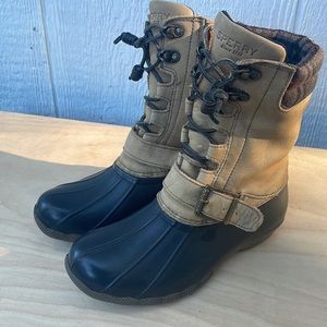 SPERRY Top Sider Saltwater Misty Duck Boots size 6.5